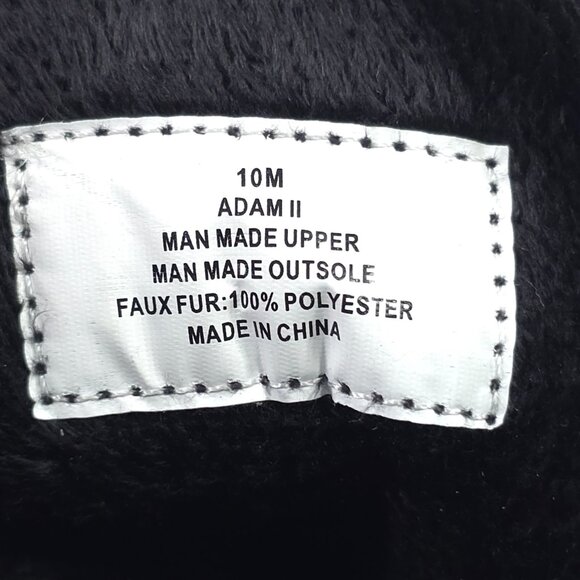 NWOB WEATHERPROOF Vintage Adam II Duck Boots Men's 10M Black Faux Leather BOOTS - Picture 3 of 16